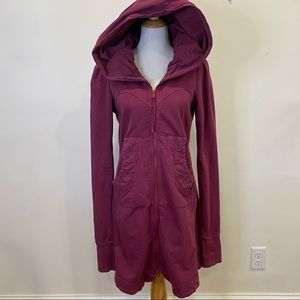 Prairie Underground Long Cloak Hoodie Wild Orchid Size Large